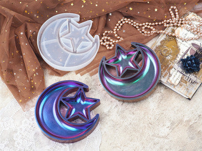 Half-moon with star silicon mold
