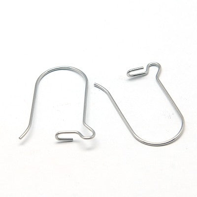 316 surgical stainless steel earring hooks range (pair of 2)