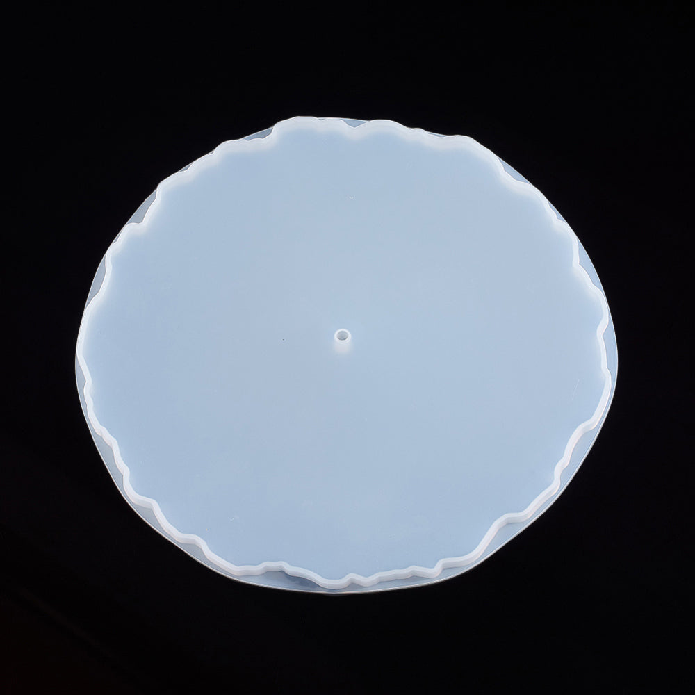 Flat round tray silicon mold	selection