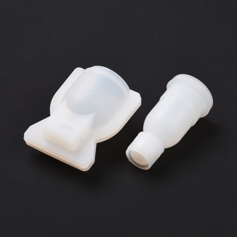 Refillable bottle silicon molds