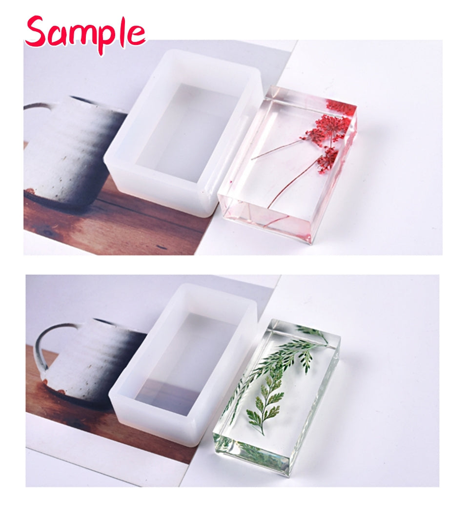 Cuboid silicon molds 6 pieces/set
