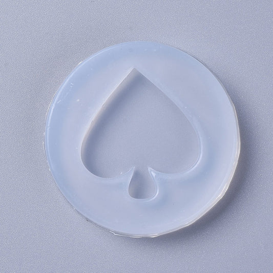 Spade heart silicon mold