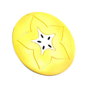 Coaster mold star flower pattern