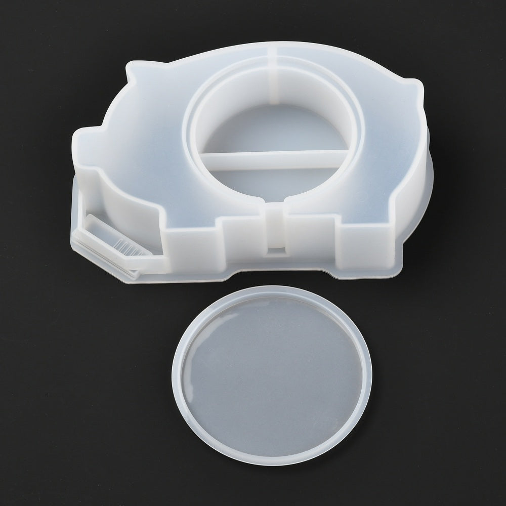 Piggy bank mold (2 part)
