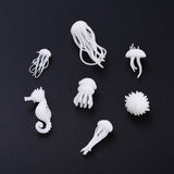 Sea life model inclusions (white)