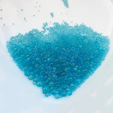 Transparent glass seed beads 50g