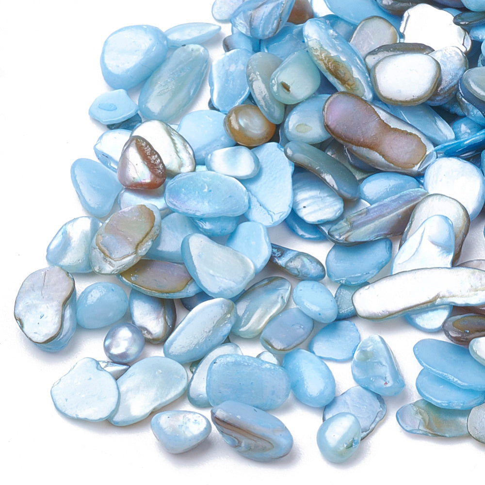 Shell beads/bead chips/shards: no hole (50g)