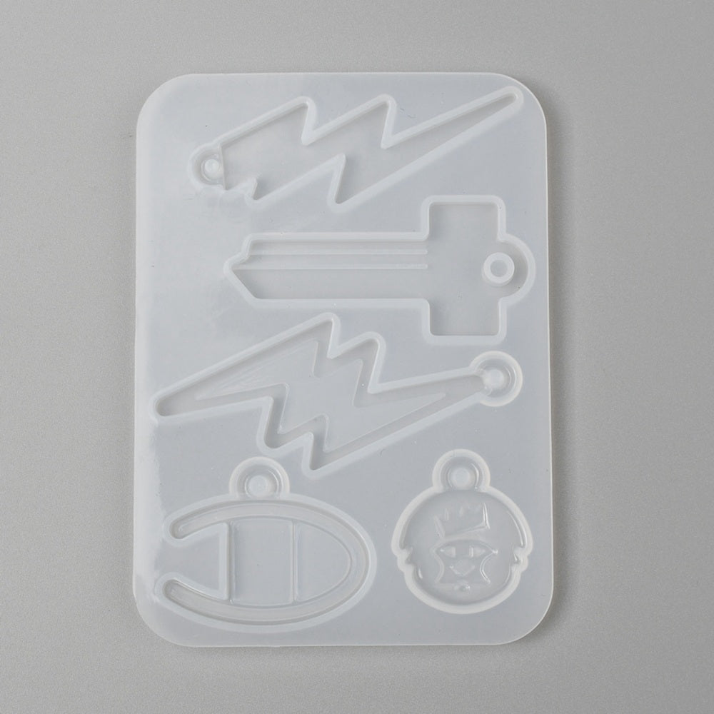 Pendant mold 5 shapes