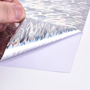 Holographic adhesive vinyl sheets (single sheets)