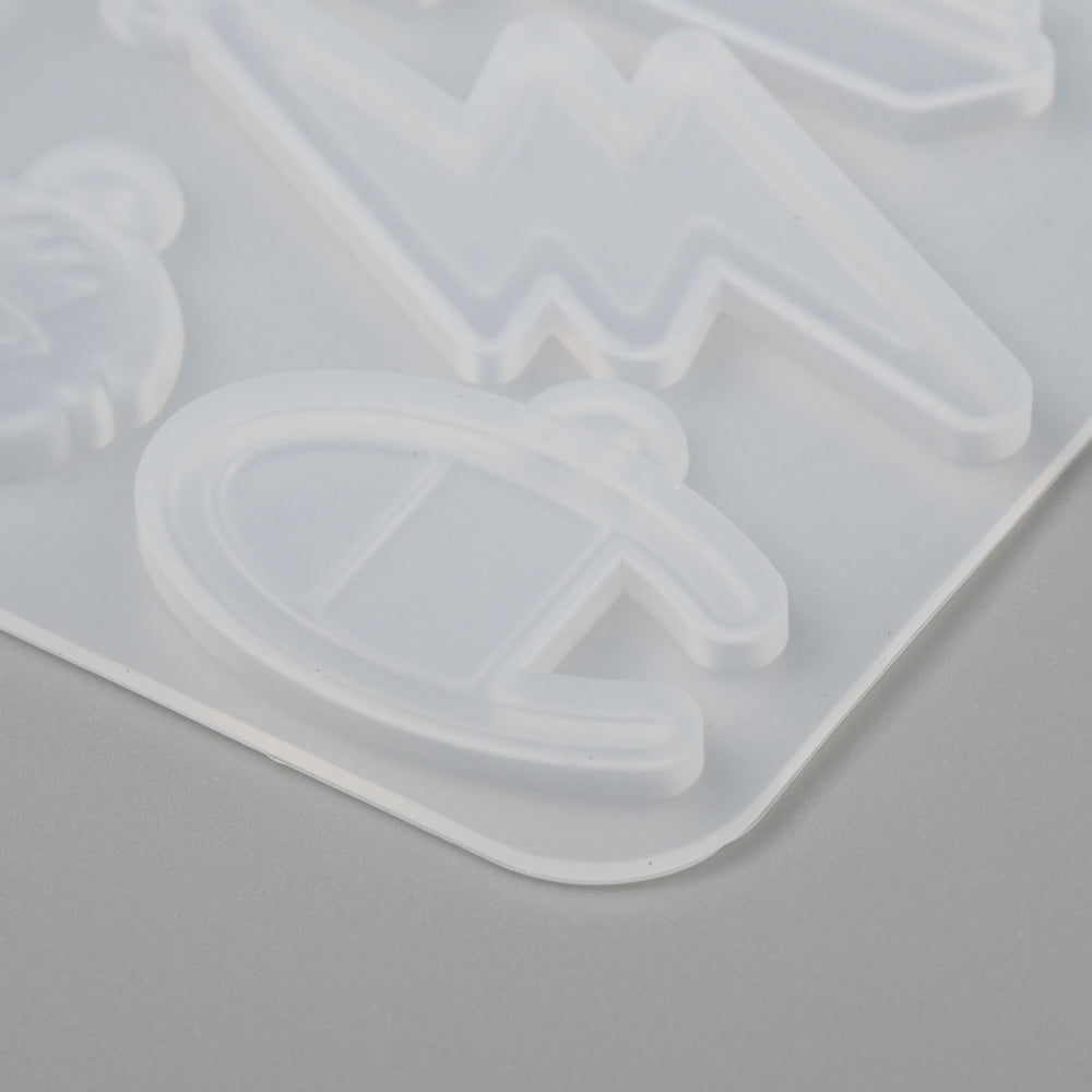 Pendant mold 5 shapes