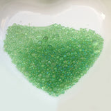 Transparent glass seed beads 50g