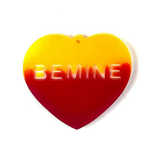 Heart shape pendants with words range