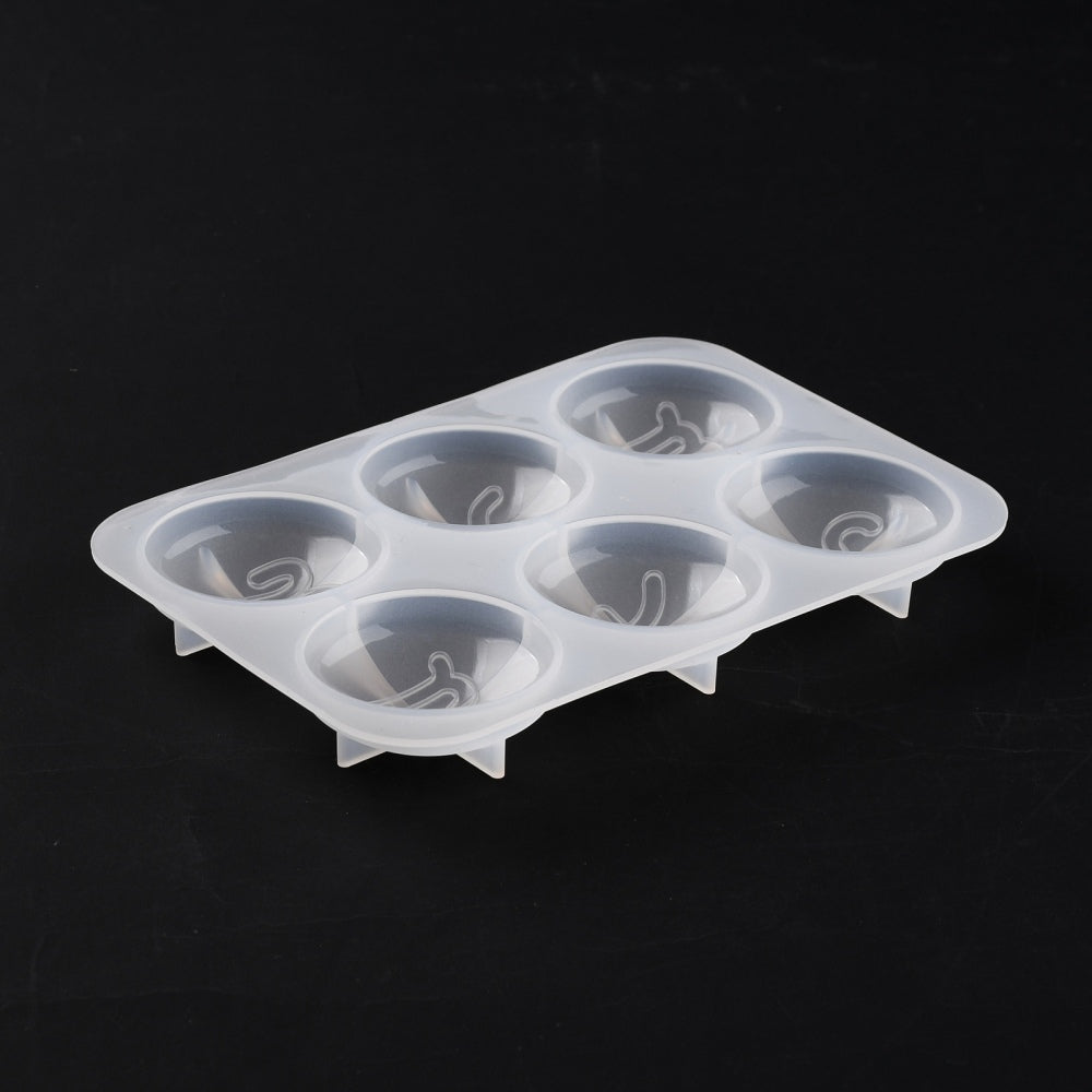 Half round mold with constellation pattern