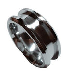 Premium inlay ring 8mm stainless steel core
