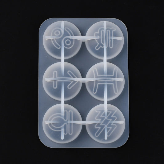 Half round mold with constellation pattern