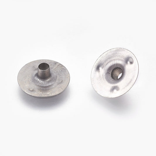 Candle wick metal base (packed 10)