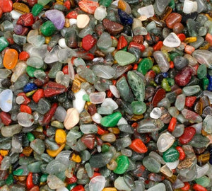 Hypnotic polished gem stones small size 100g