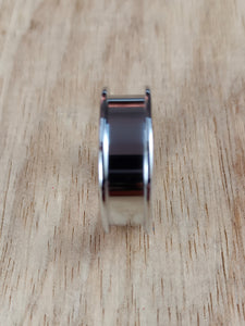 Stainless steel inlay ring 6mm core
