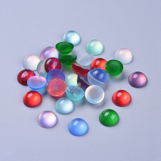 Cast resin cabochon selection (100 per bag)