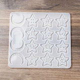 Twelve constellations; moon and star mold