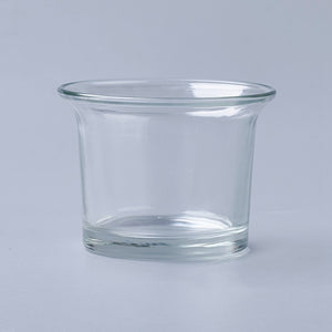 Glass candle cups
