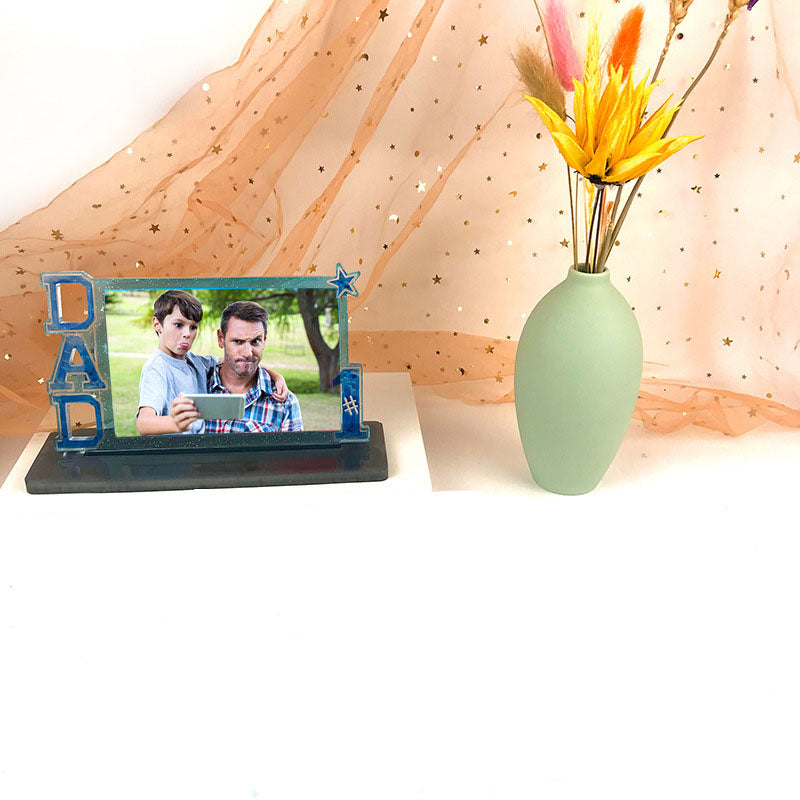 Fathers day theme photo frame Liquid Fantasy