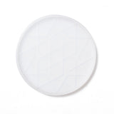 Round cup mat abstract pattern