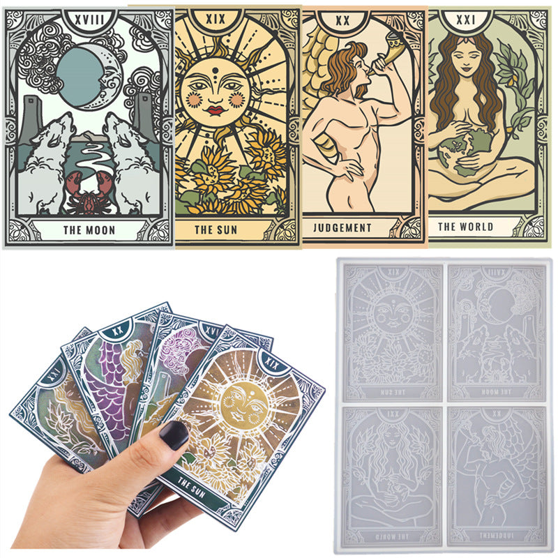 Tarot card molds